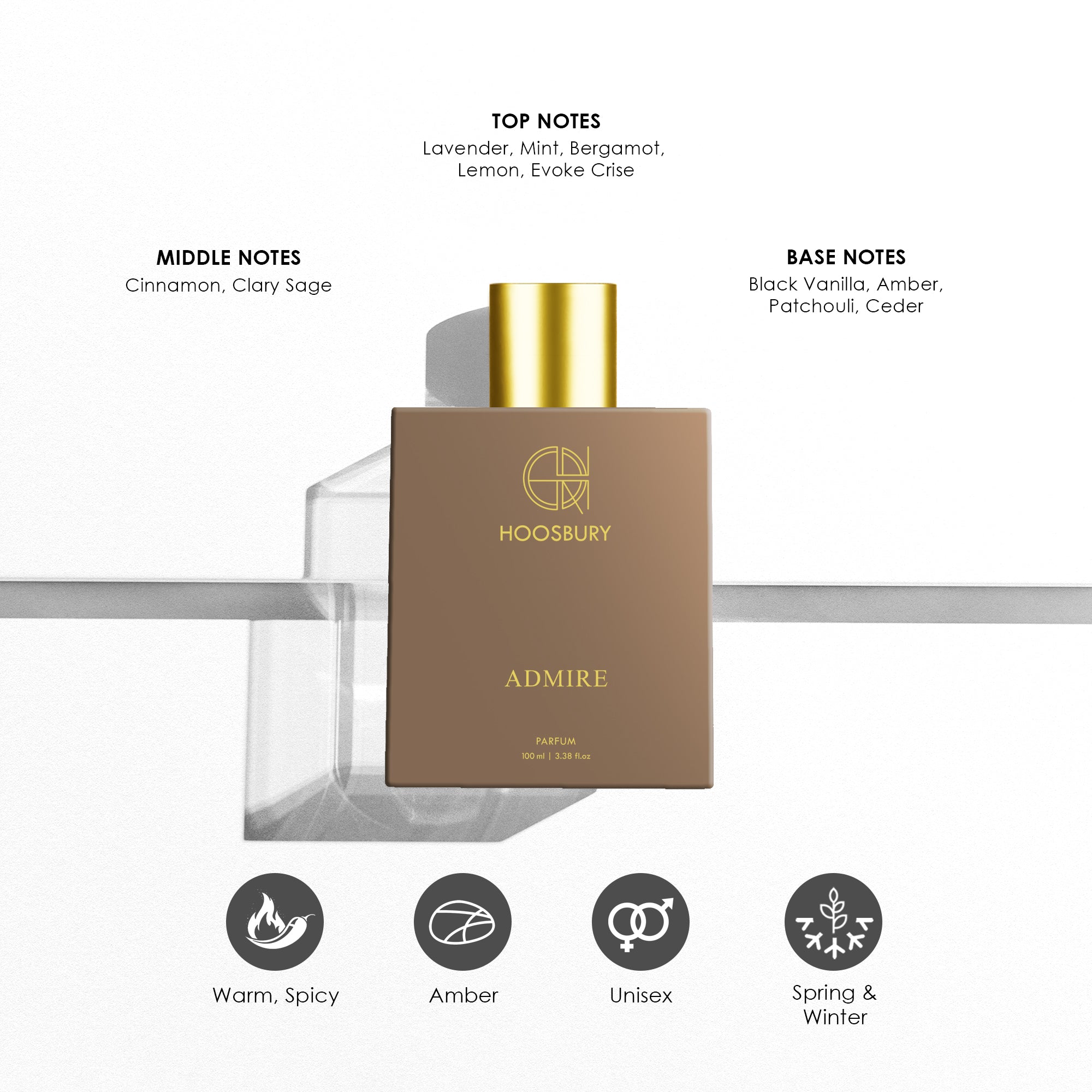 Admire Unisex Parfum- 100ml