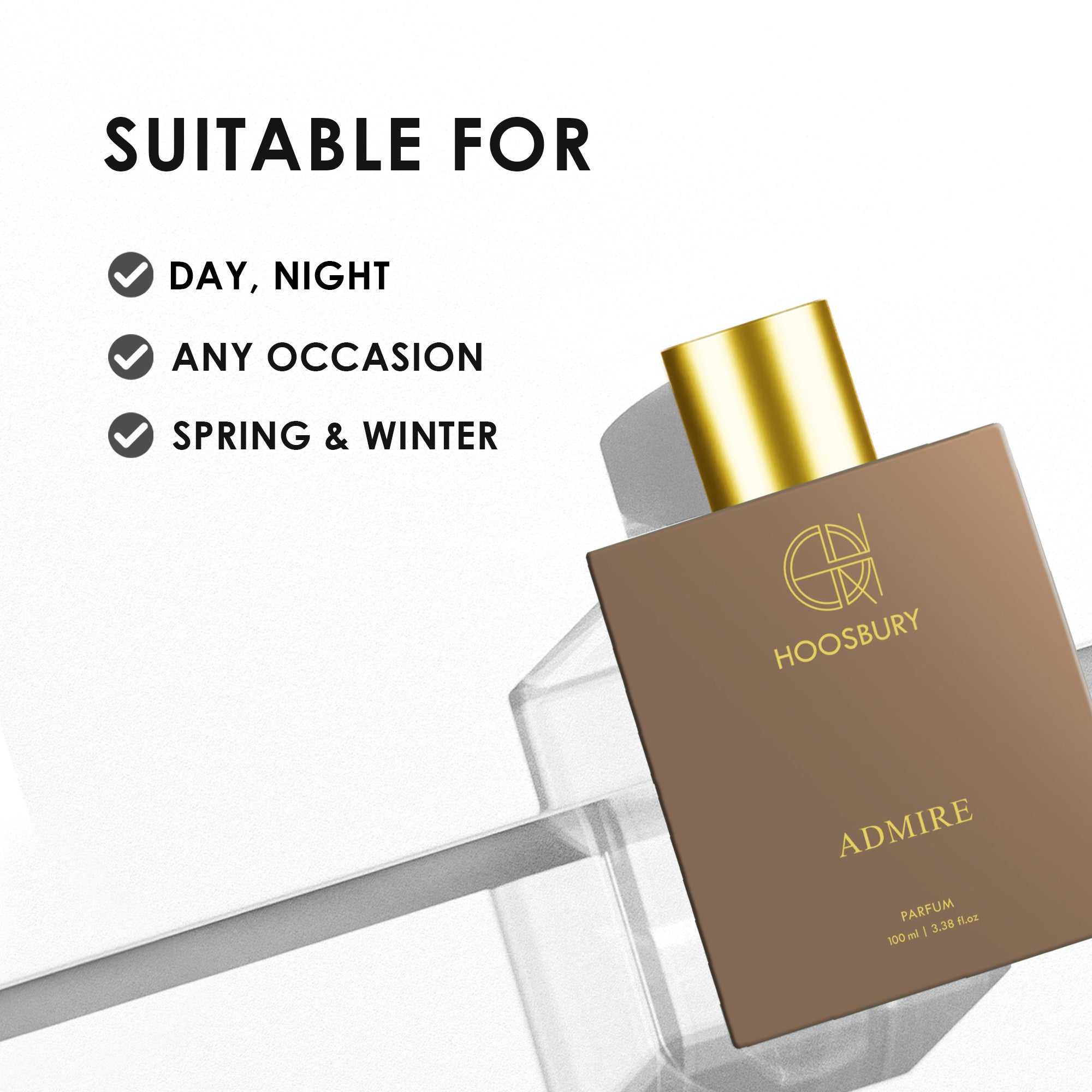 Admire Unisex Parfum – 100ml Bold Fresh and Long Lasting Fragrance for All